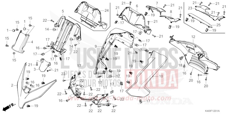 WATER PUMP for Dominator 250 FIGHTING RED (R134) from 1990
